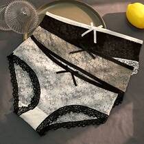 1 3 French ultra - thin lace underwear lady transparent and charming seductive lumbar in waist trousers air antibacteria