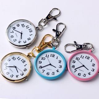 Large digital clear luminous watch keychain hanging watch nurse watch student examination quartz watch life waterproof middle-aged and elderly people