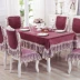 Phong cách châu Âu ghế ăn đệm đặt bốn mùa phổ biến chống trượt ghế đệm nhà ăn khăn trải bàn nghệ thuật phân ghế bìa bìa tùy chỉnh khăn trải bàn phòng khách Khăn trải bàn