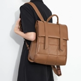 Небольшой дизайнерский ноутбук, школьный рюкзак для путешествий, тренд сезона, из натуральной кожи, премиум класс