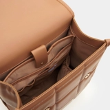 Небольшой дизайнерский ноутбук, школьный рюкзак для путешествий, тренд сезона, из натуральной кожи, премиум класс