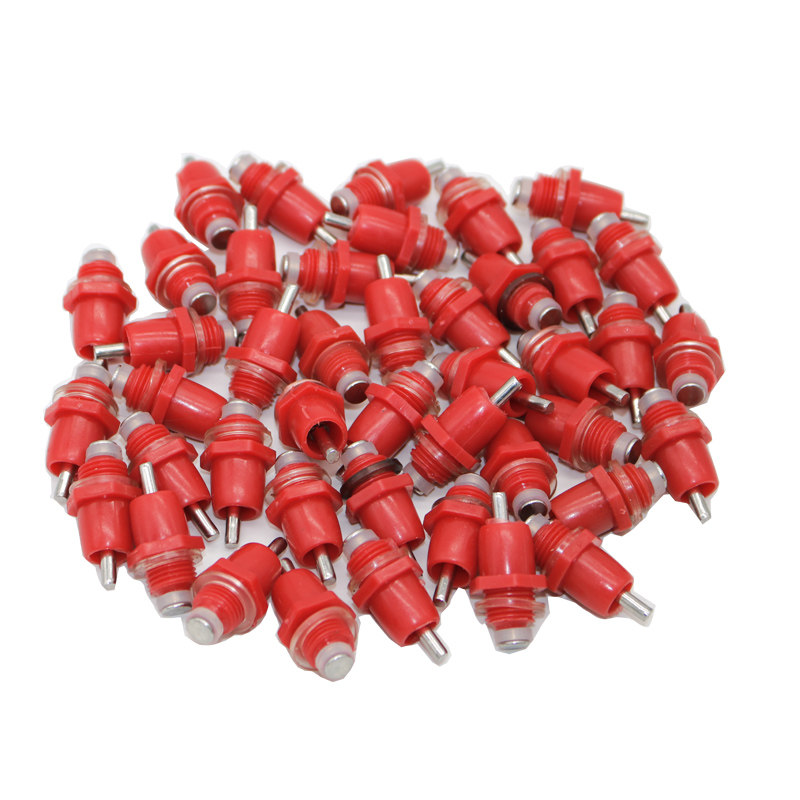 Упаковка угол 20 pcs poultry chicken nipple drinker automatic waters sprin Other