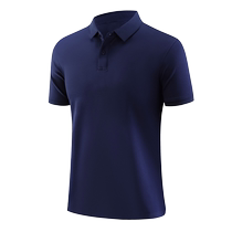 Work clothes polo shirt custom t-shirt short-sleeved cultural shirt custom summer lapel work clothes embroidered logo printing