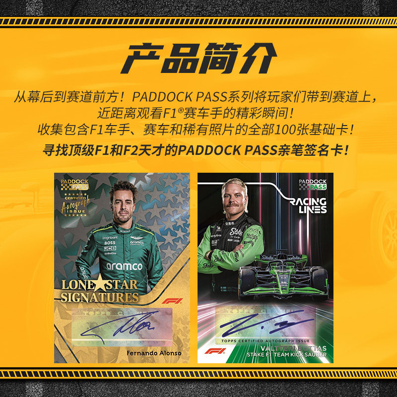 2024 Topps F1 Paddock Pass车手卡,围场通行证系列球星卡优卡赏-赛车球迷用品-淘宝好物网