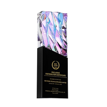 New crystal trophy customization high-end atmosphere enterprise outstanding employee team honorary award annual meeting medal customization