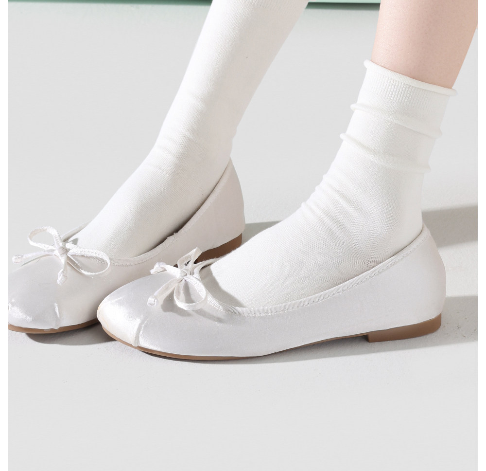 Secret World Pure Cotton Mid-Calf Slouch Socks