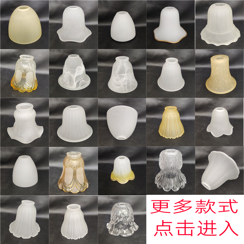 Frosted Glass Lampshade Shell, Screw-In Lamp Holder, Pendant Light, Wall Lamp, Table Lamp, Ceiling Light, Lighting Accessories, DIY Lampshade