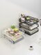 Desk File Storage Rack Desktop Folder Organizer Office Supplies Multifunctional File Rack File Storage Box Multi-Layer Bookshelf A4 Paper Document Organizer