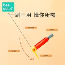 Straw brush bottle straw brush baby water cup cleaning brush fine cleaning brush straw cup brush set extended