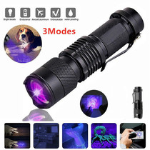 Ultra Violet LED Flashlight Blacklight Light 395 365 nM Insp