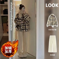 Штаны, бархатная куртка, комплект