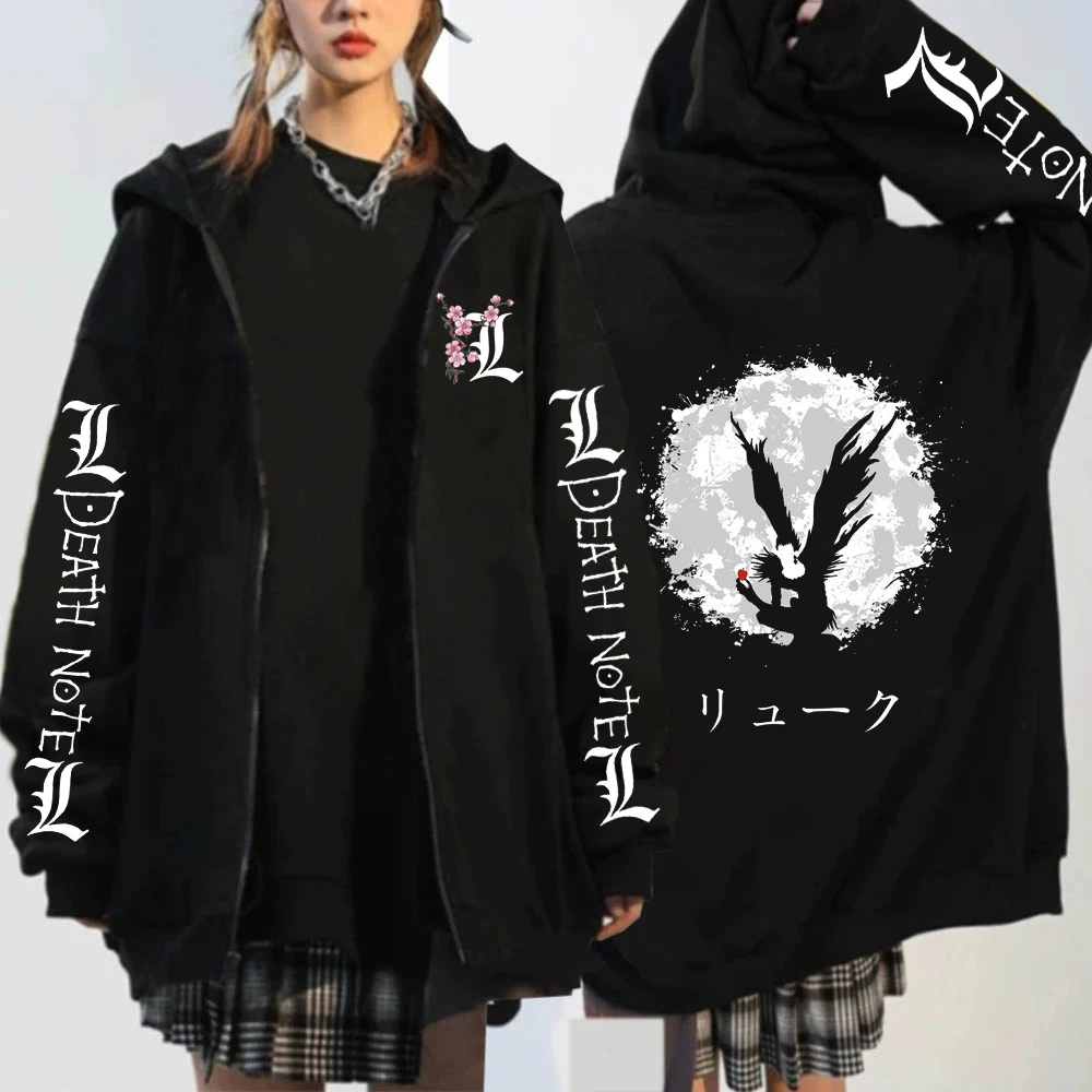 Аниме Death Note худи мужчины Кавайи мультфильм Миса Амана L Ruu