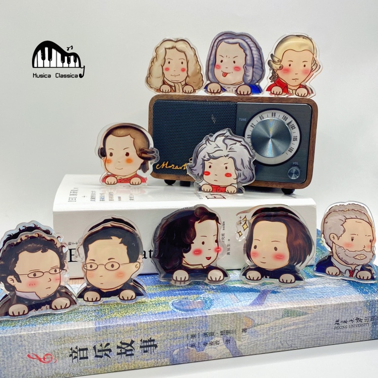 Classicstar Beethoven Mozart Bach Classical Musician Notebook Clip Stationery Storage Pp Clip Peripherals Classicstar Beethoven Mozart Bach Classical Musician Notebook Clip Stationery Storage Pp Clip Peripherals