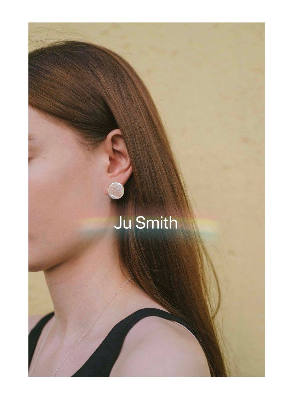 Ju Smith Original Jewelry Polka Dot Two Tone Baroque Pearl Earrings Custom Made