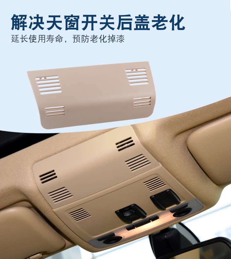 51448036236 Is Suitable for Bmw X1 E84 Sunroof Switch Rear Cover Roof Reading Light Rear Cover Decorative Cover