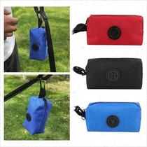 Dog Poop Bag Holder Storage Bag with Zipper Oxfor Cloth for