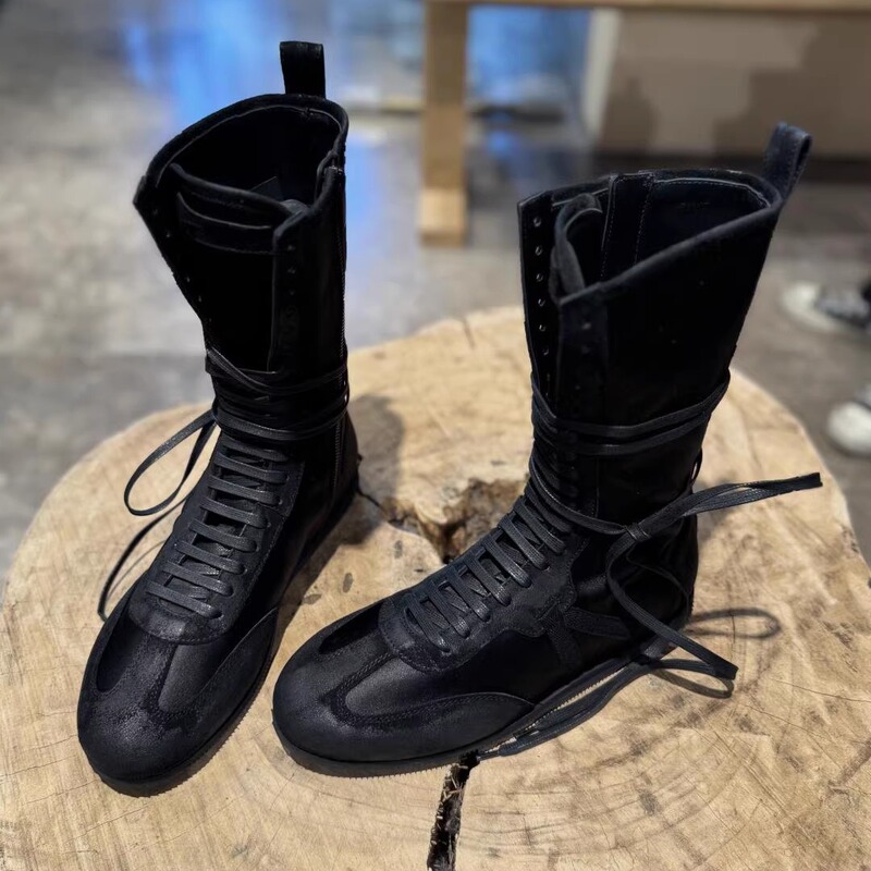 High Boots Normcore Boots for Men and Women Trendy Casual Chelsea Boots Cleanfit Boxing Boots Classy Training Shoes