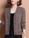 Middle-Aged Mother's Women's Outerwear Sweater Cardigan, Short Style, Stylish New Spring and Autumn Fashion Outerwear Knitted Jacket