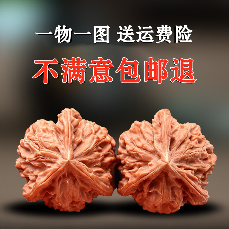 野生文玩核桃：天然三棱正奔盘山闷尖狮子头，收藏级异形盘玩手把件，你