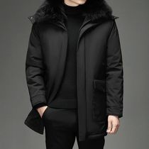 2024 Winter Brand Casual Fashion Long Parka 90% White Duck D