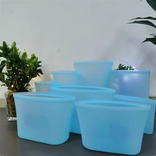 Силиконовая ёмкость для хранения молока, система хранения, комплект с уплотнителем