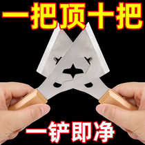 (Clean with one shovel) Extra thick shovel blade cleaning knife stainless steel cement shovel scraper shovel tool decoration shovel