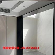 Extremely narrow stainless steel pass door cover and window cover single and double edged entrance door yellow titanium brushed anti-fingerprint balcony