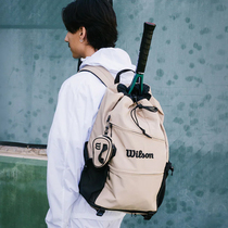 (South Korea Straight Mail) 2024 New Wilson Tennis Backpacks Ins Wind Minimis Casual Wilwin