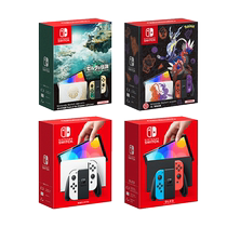 (Self-operated) Nintendo Nintendo switch OLED National Bank Japanese version Hong Kong version home game console ns console battery life Zelda Kingdom Jade Jet limited Japanese version lit