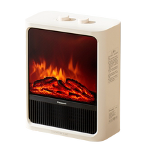 (政府补贴20%)松下取暖器家用氛围暖风机烤火炉仿真焰火电暖器