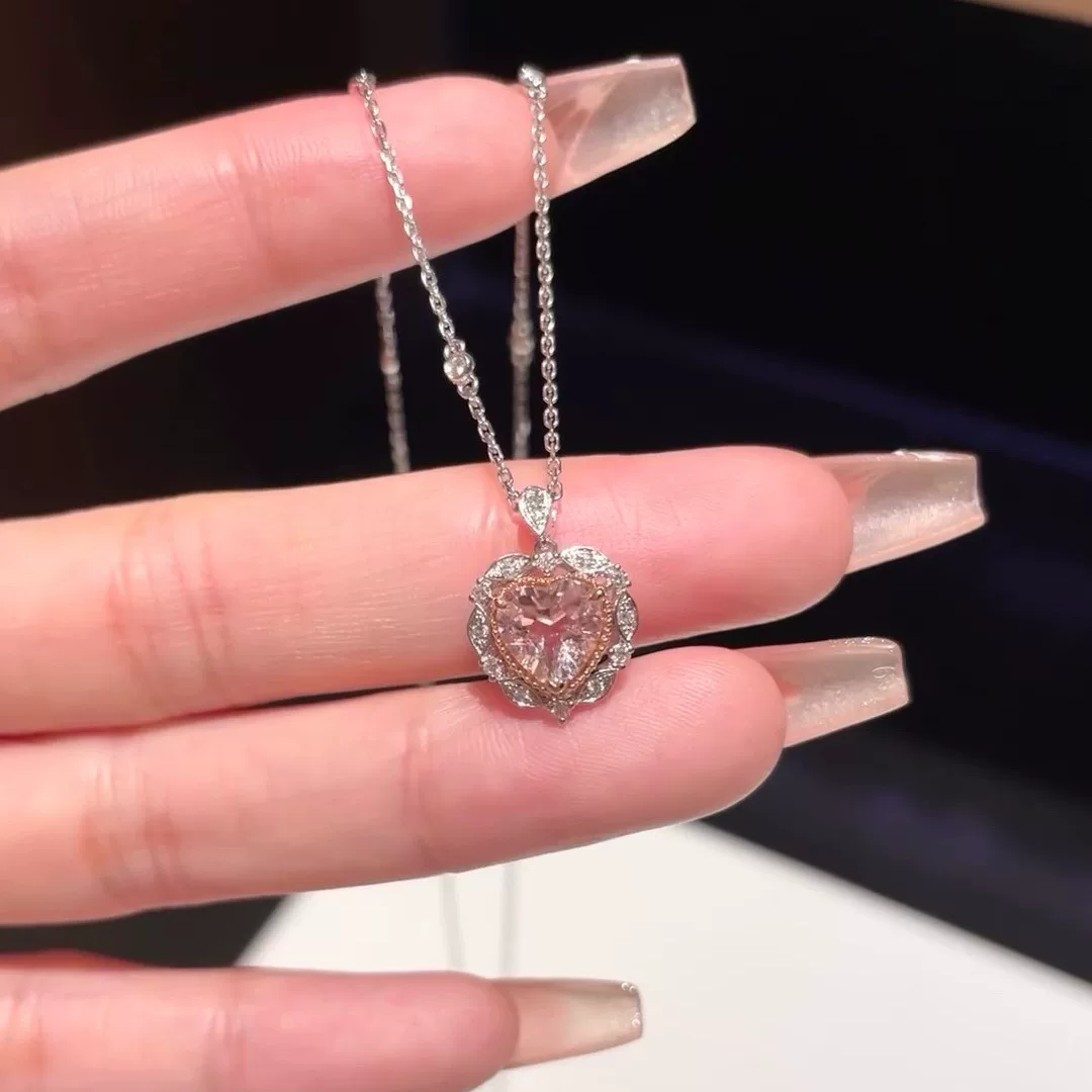 Кольцо Lauren Love «сердце» с имитацией бриллианта Moissanite, свадебное/помолвочное, с кулоном или шкатулкой