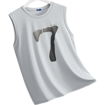 Genio Lamode trendy brand quick-drying sports vest mens summer outdoor football sweat-absorbent sleeveless ice silk vest thin