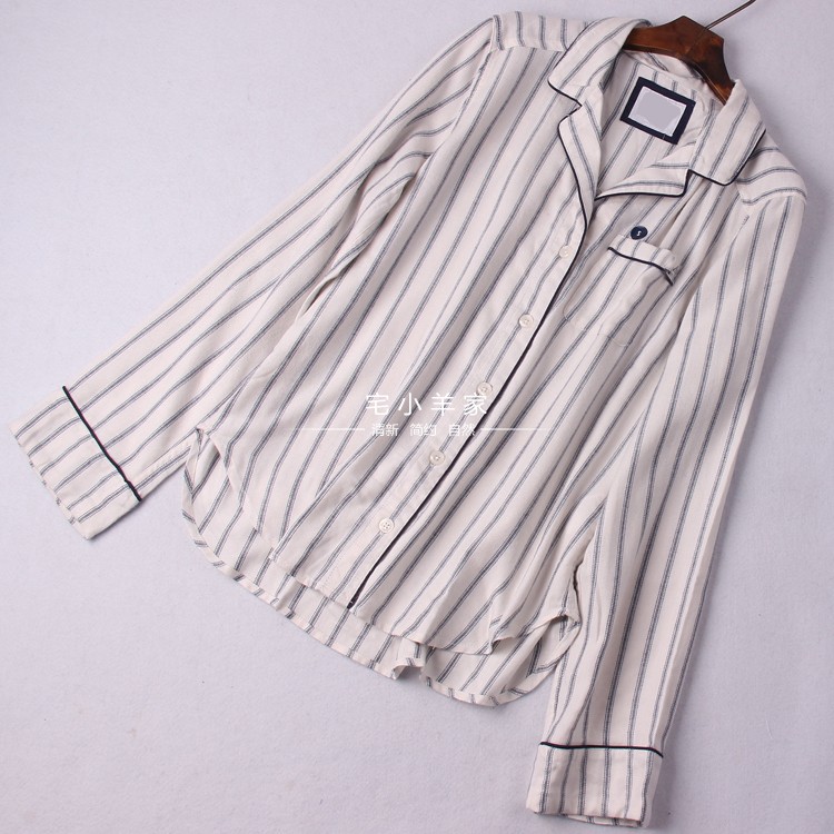 Các hàng hóa ban đầu chỉ là một lô! Flannel cotton mềm phục vụ nhà đồ ngủ ngọn phụ nữ mùa thu mới đồ lót nam