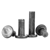 Iron color carbon steel flat head rivet GB109 knock 304 stainless steel solid rivet M2M2 5M3M4M5M6M8
