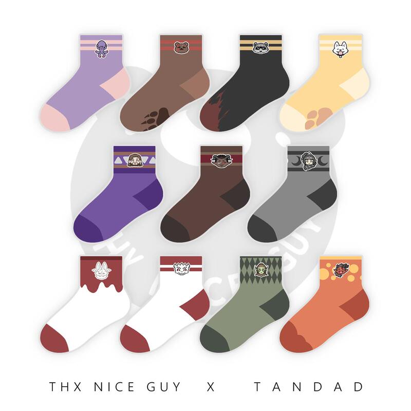 Remaining Stock [Tandad Consignment] Baldur's Gate 3 Merchandise Character-Themed Pure Cotton Socks, 11 Styles