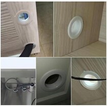 Button sealing ring water pipe threading hole cabinet door opening edge sealing ring sink drain decoration ugly hole cover