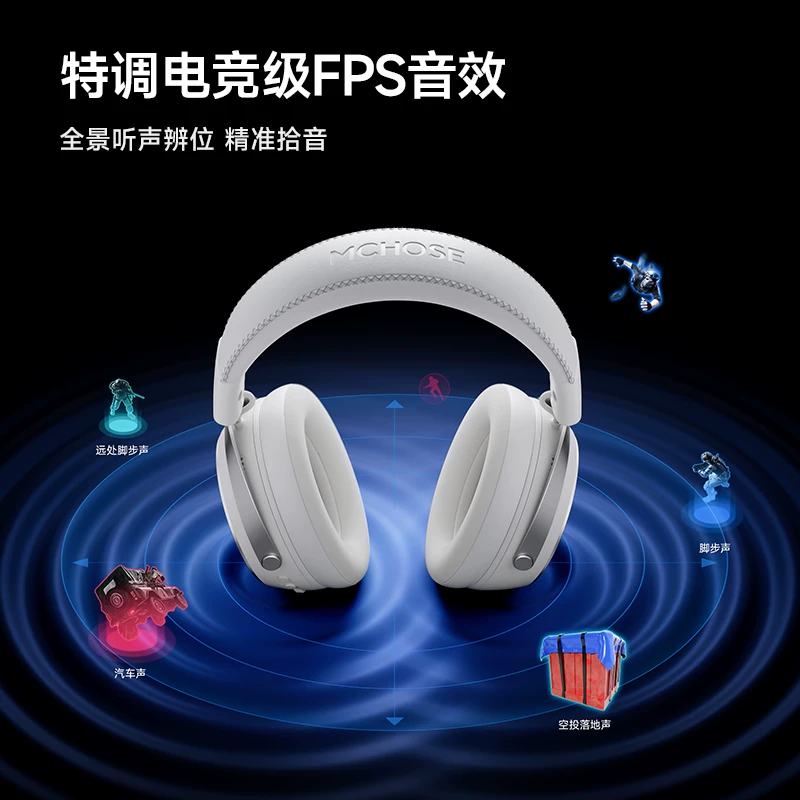 MCHOSE X9 wireless gaming headset Bluetooth 2.4g e-sports headset desktop computer four-mode three