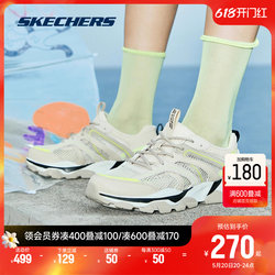 Skechers 아울렛 2023 봄 신상 여성 복고 기능성 운동화 메쉬 통기성 아빠 신발