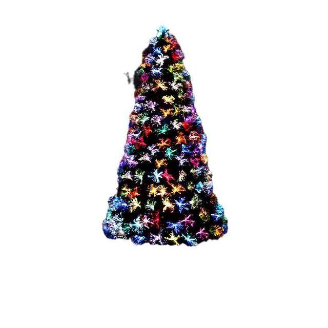 Christmas decoration 1.2/1.5/1.8 meters led colorful glowing flashing fiber optic Christmas tree shopping mall decoration ornaments