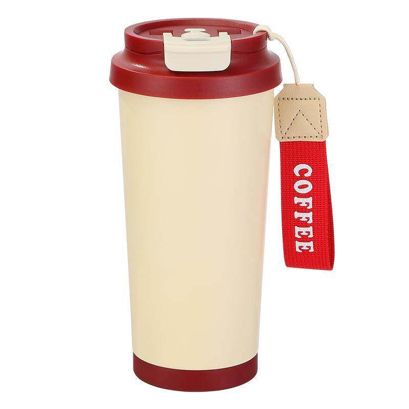 New Stainless Steel Fully Automatic Stirring Thermos Cup, Simple and Stylish, Lazy Coffee Cup, Portable Shaker Cup