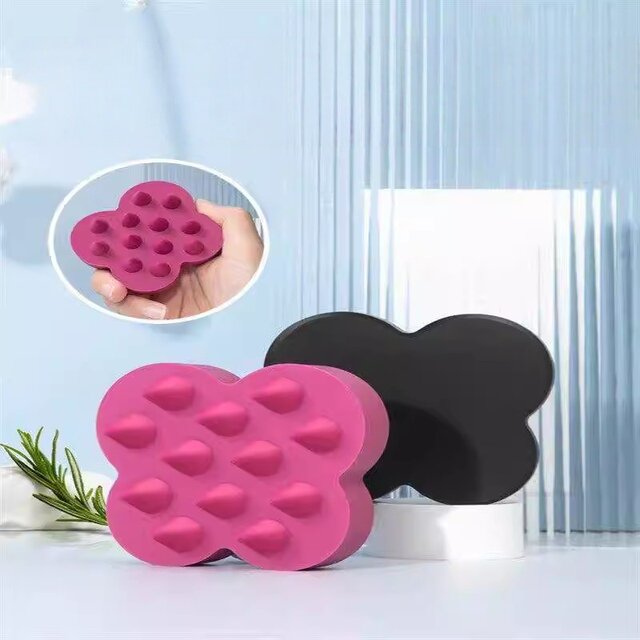 Massage comb Japanese Shuhuo scalp massage comb butterfly comb silicone head massager for men and women