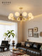French Mid-Century Style Bauhaus Living Room Chandelier Full Spectrum Eye Protection Retro High-End Dining Room Bedroom New Lighting Fixtures