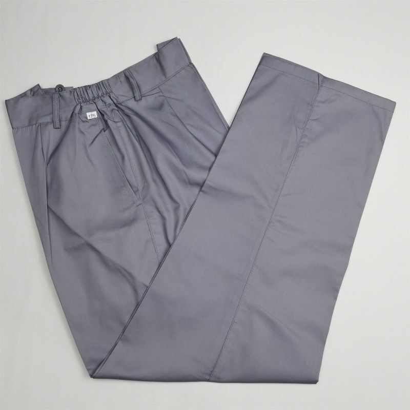 Work Pants, Loose Fit, Durable Workwear, Men's Construction Worker Pants, Gray