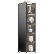 Kitchen shelf sandwich storage cabinet floor-standing multi-layer storage cabinet refrigerator narrow gap integrated storage cabinet 1366