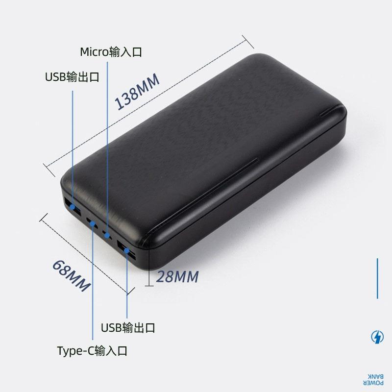 Kho báu sạc đặc biệt cho điều hòa không khí, quần áo, quạt, quần áo, pin lithium, bộ phụ kiện đầy đủ, điện thoại di động 5vUSB, sạc đa năng giao diện kép quạt gắn áo