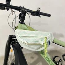 Bicycle bag front storage bag front beam bag large capacity mountain road bike universal cycling bag storage artifact