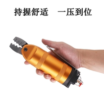 Pneumatic pressure line clamp on bare terminal insulation terminal pacifier cold pressure clamp