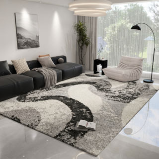 现代简约客厅地毯沙发茶几毯卧室床边高级轻奢家用防滑地垫