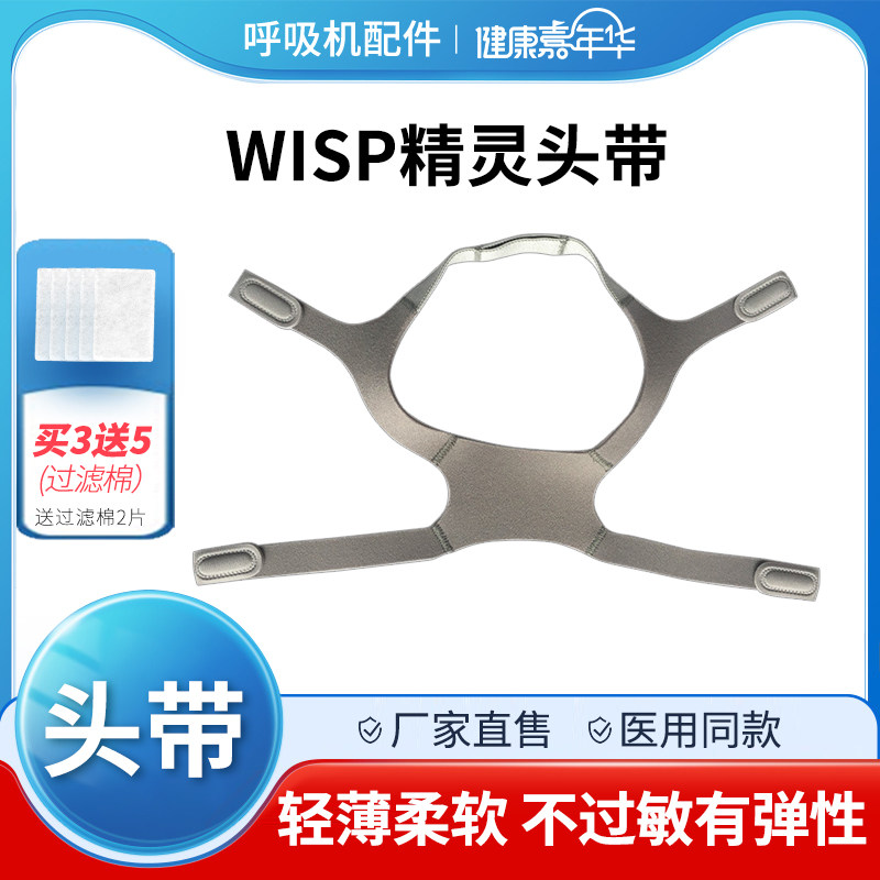 适用于飞利浦精灵呼吸机配件面罩头带四角固定绑弹性口鼻面罩头带