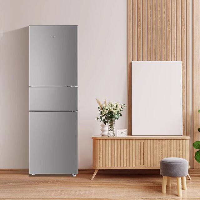 Haier Three-Door Frost-Free Refrigerator for Home Use, Odor-Free, Suitable for Rental Apartments, Model Bcd-217Wghc3E9H9